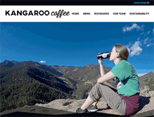 Tablet Screenshot of kangaroocoffeellc.com